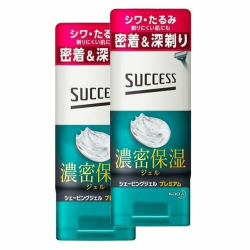 Гель для бритья для зрелой кожи с увлажняющим эффектом КAO Success Premium 2 шт в комплекте 2399₽