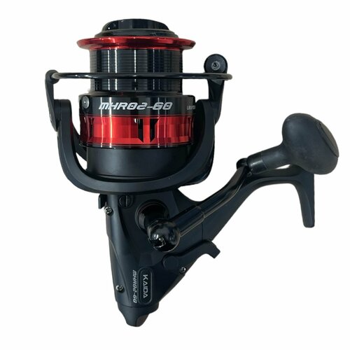 фото Катушка kaida mhr 02 6000 7+1 карповая, с , байтранером кайда на фидер, донку