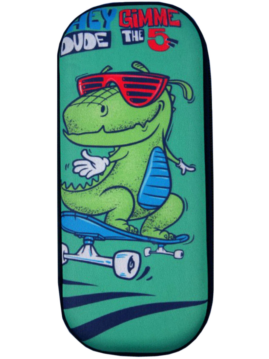 Пенал Multibrand 6128-green dino - фото №3