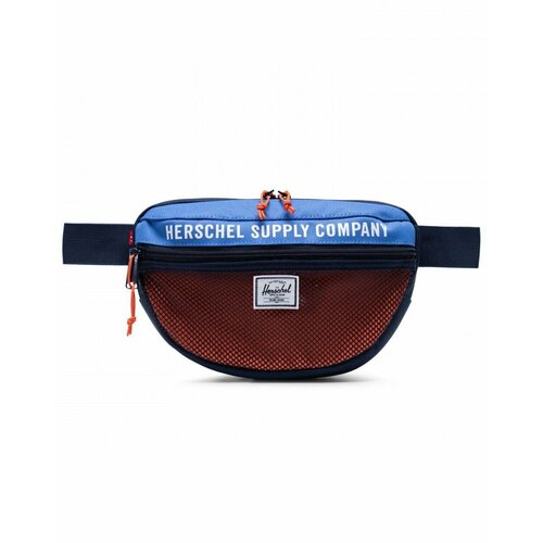 фото Сумка поясная herschel, синий, оранжевый