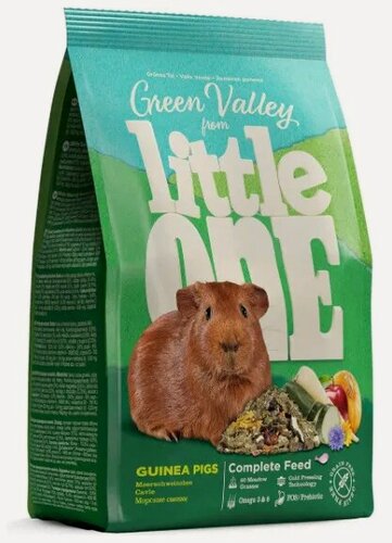 Изображение товара Литтл Уан 31120 "Зеленая долина" Корм для морских свинок из разнотравья 750г