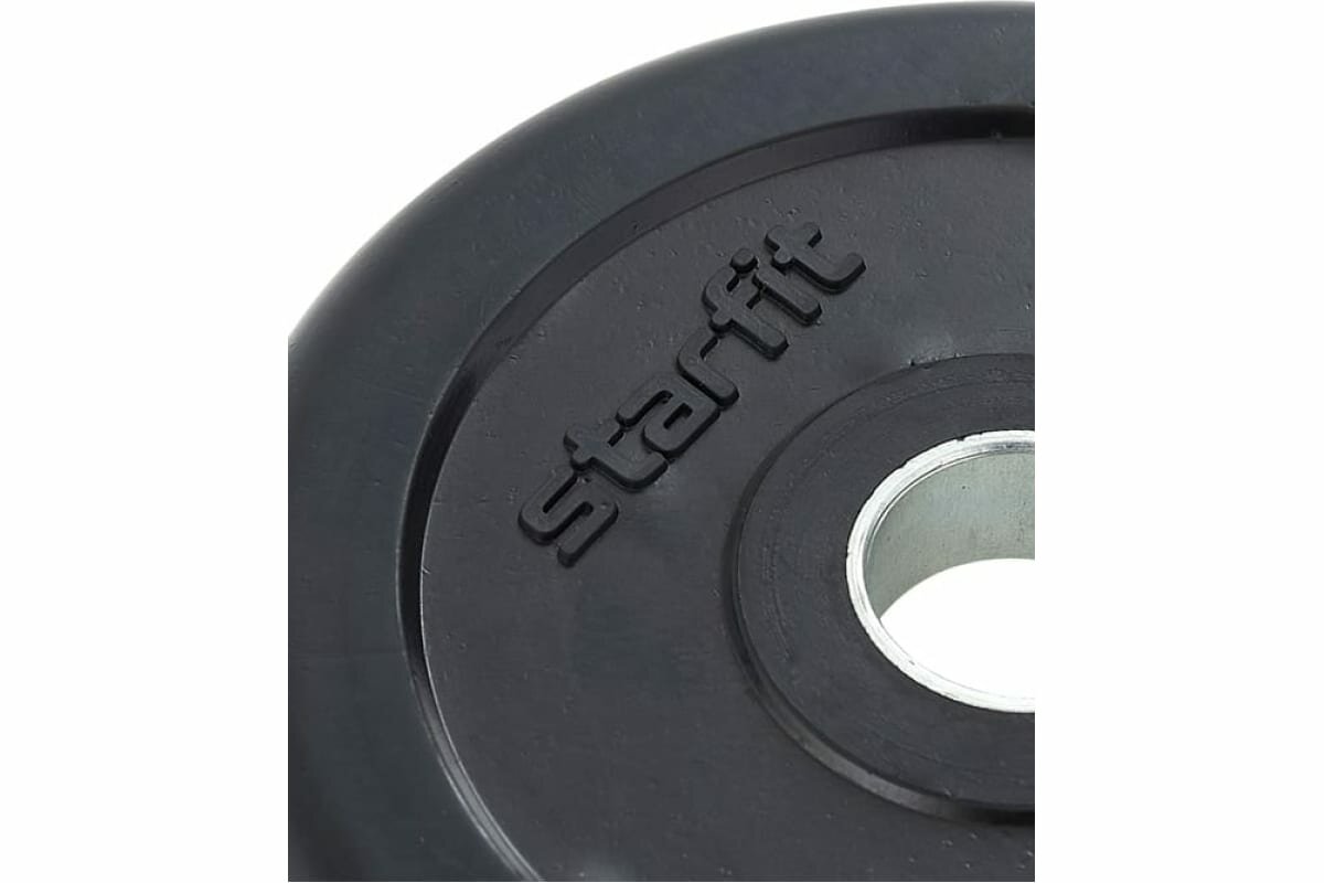 Диск Starfit BB-202 для гантели обрезин. 1кг черный (УТ-00018803) - фото №9