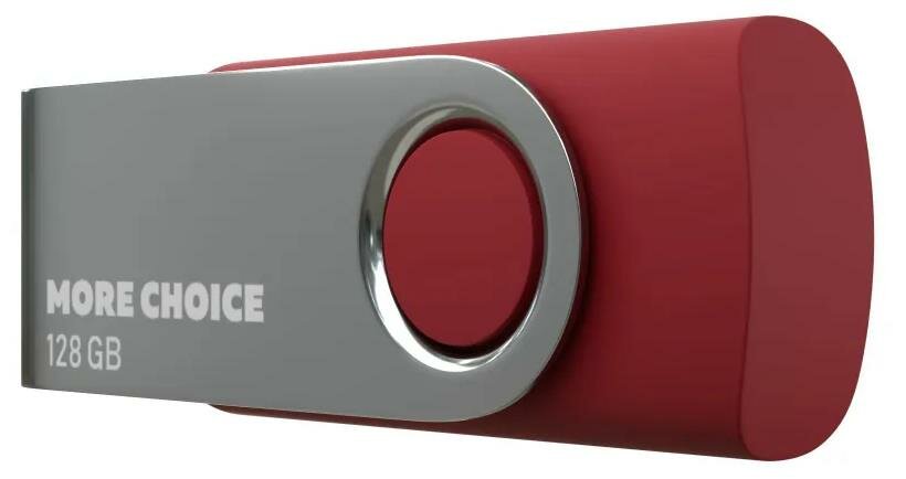 Флеш накопитель памяти USB 128Gb 2.0 More Choice MF128-4 Red