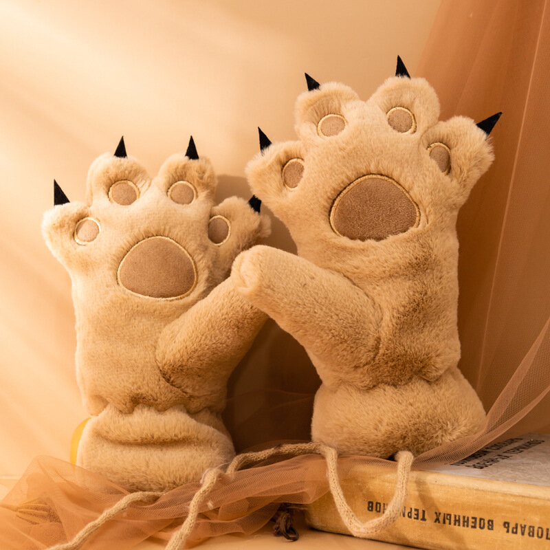 фото Милые перчатки кошачьи лапки