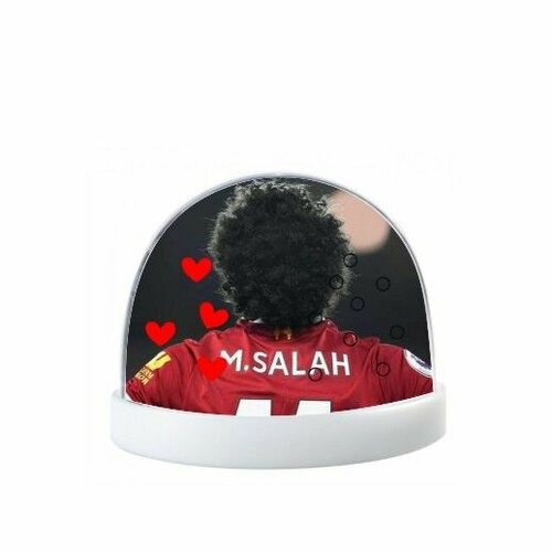 Водяной шар Мохамед Салах, Mohamed Salah №1, Блестки-сердечки