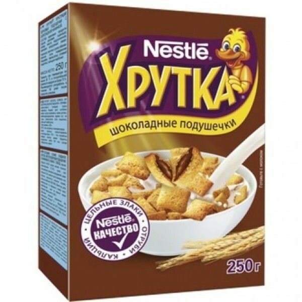 Сухой завтрак Nestle Хрутка, шоколадные подушечки, 250гр - фото №15