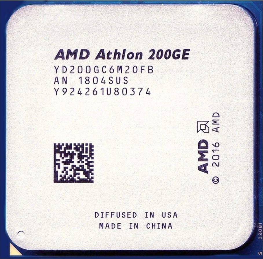 Процессор AMD Athlon 200GE AM4 2 x 3200 МГц