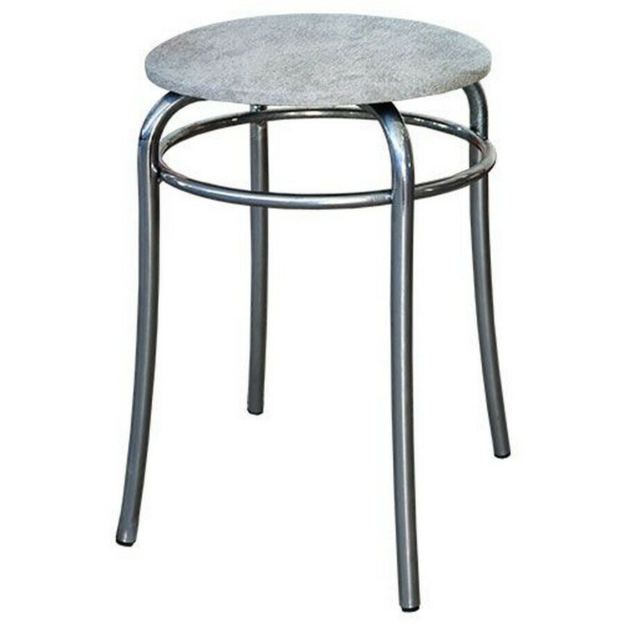 фото Табурет LAKSI элеганс хром/мрамор ТЭ2