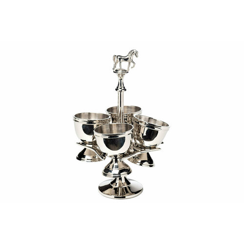 Подставка для яиц 6шт 10х18см Garda Decor Horse хром 7500₽