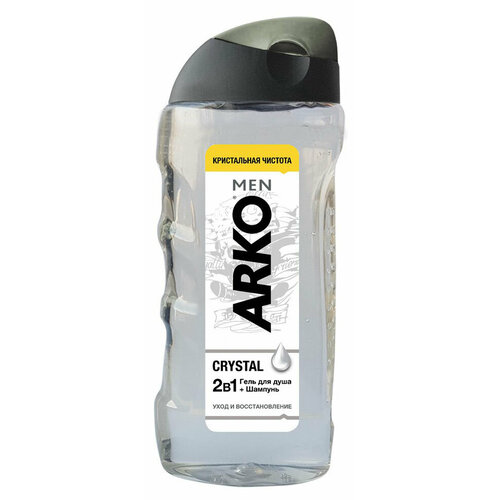 Гель для душа Arko Men Crystal 2 в 1 260 мл 910₽