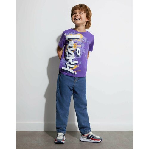 фото Футболка gloria jeans, размер 3-4г/104 (28), фиолетовый