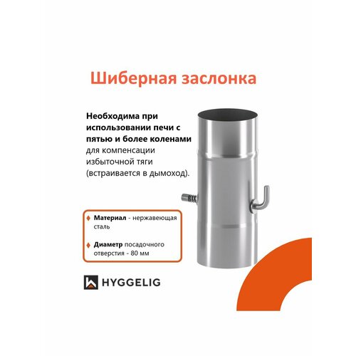 Шиберная заслонка для походных печей 