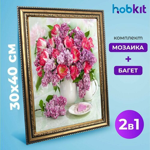 Алмазная мозаика полная выкладка HOBKIT 