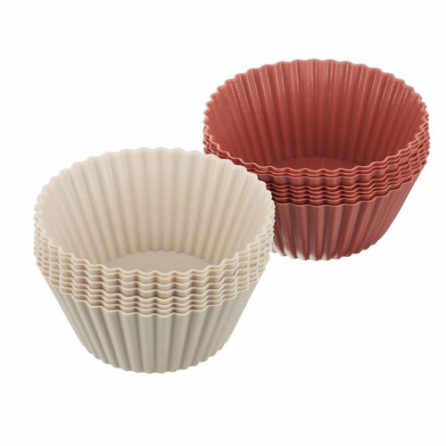 Набор форм силиконовых Кекс 16шт 65933см HS-080с микс 4цвета 499₽