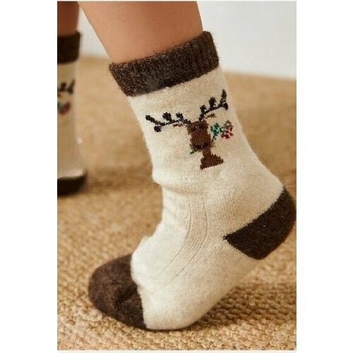 фото Носки tod oims размер 2, бежевый, коричневый