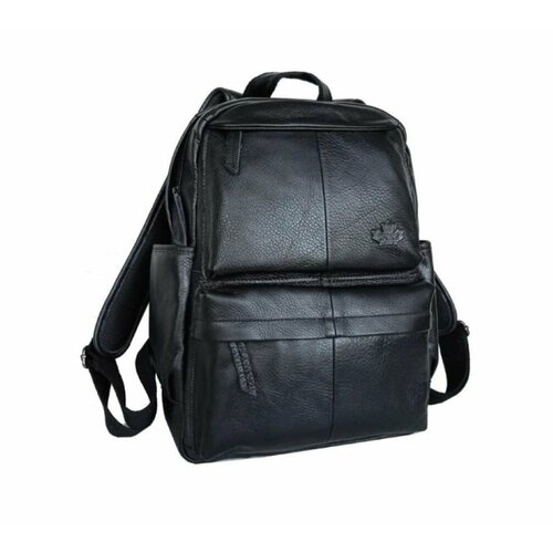 фото Рюкзак zznick, фактура зернистая, гладкая, перфорированная, черный