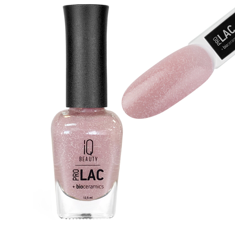 Лак для ногтей IQ Beauty, ProLac + Bioceramics, 088 Pink clouds