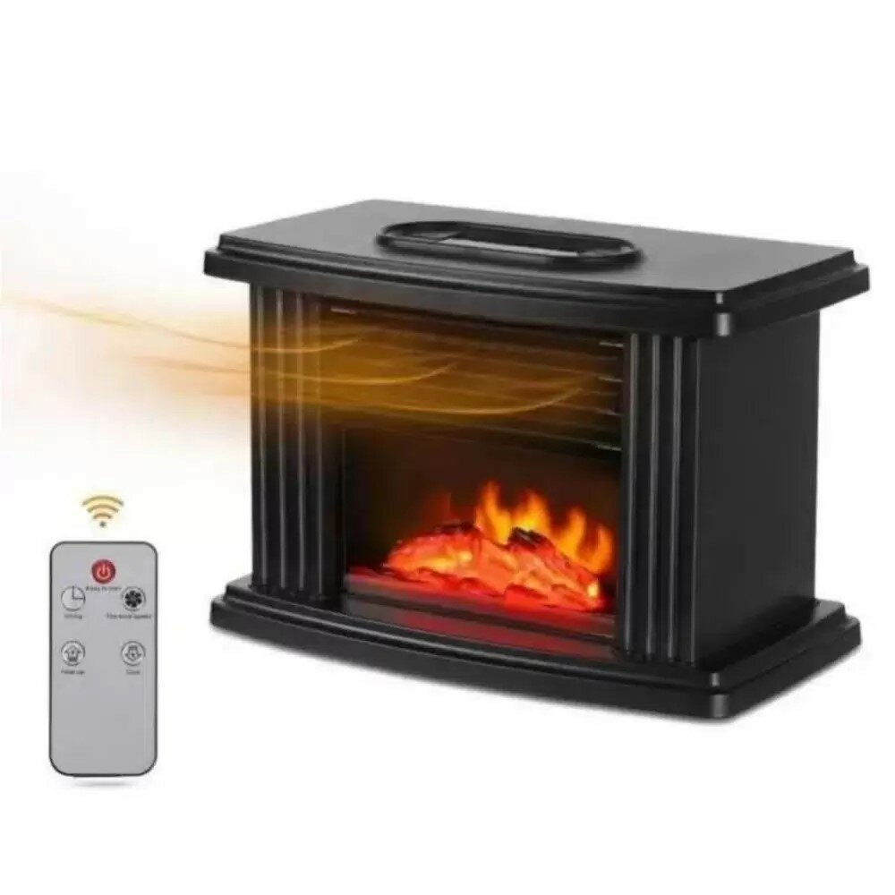 Портативный обогреватель мини-камин с пультом Flame Heater TV-595 KoiKo