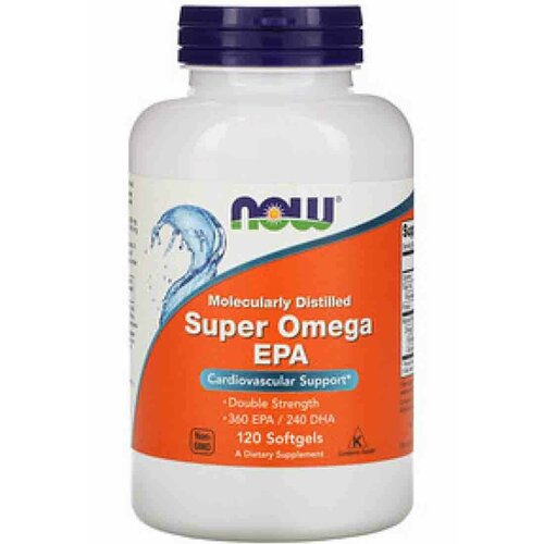 NOW Жирные кислоты NOW Super Omega EPA 1200 мг 120 гел. капс. now foods комплекс super omega epa 120 капсул х 1461 мг now foods жирные кислоты