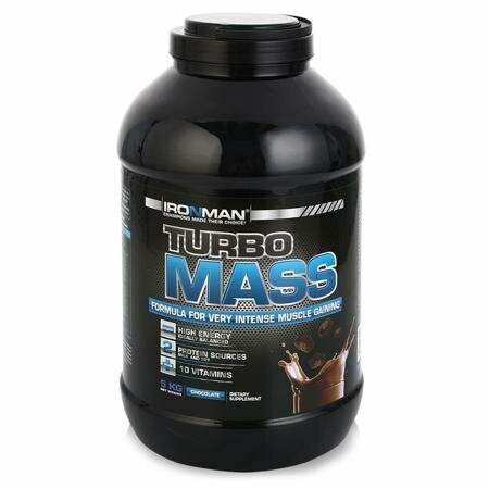 Гейнер Ironman, Turbo Mass, 2,8кг (Шоколад) Спортивное питание для набора мышечной массы