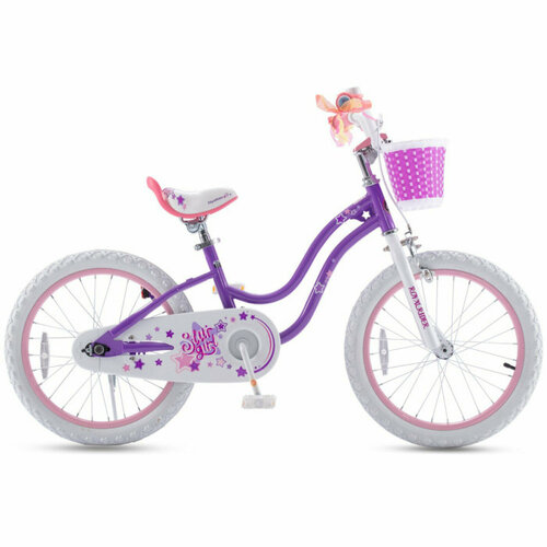 Детский велосипед Royal Baby Stargirl Steel 18 (2020) 18 Фиолетовый (110-125 см)