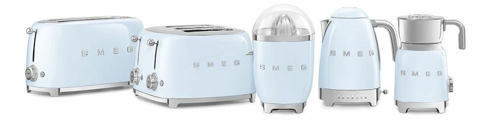 Чайник электрический SMEG KLF04PBEU, голубой, официальная гарантия — фото 1