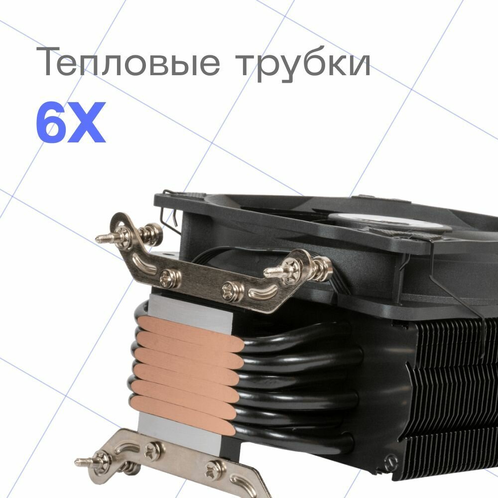 Кулер Eurocase 6P120 Eurocase 6P120 — фото 1