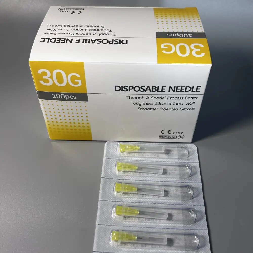 Одноразовые иглы для век 30G, 30G 8mm 100pcs