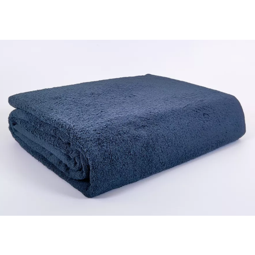 Полотенце банное махровое 100х150 см Хлопок 100 Темно-Серый 1600₽