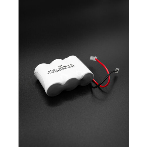 Аккумулятор BST- T107 (Panasonic P-P301, GP T-107, T107), 3.6 В, 3х2/3AA, 300 мАч, NiCd, с универсальным выводом