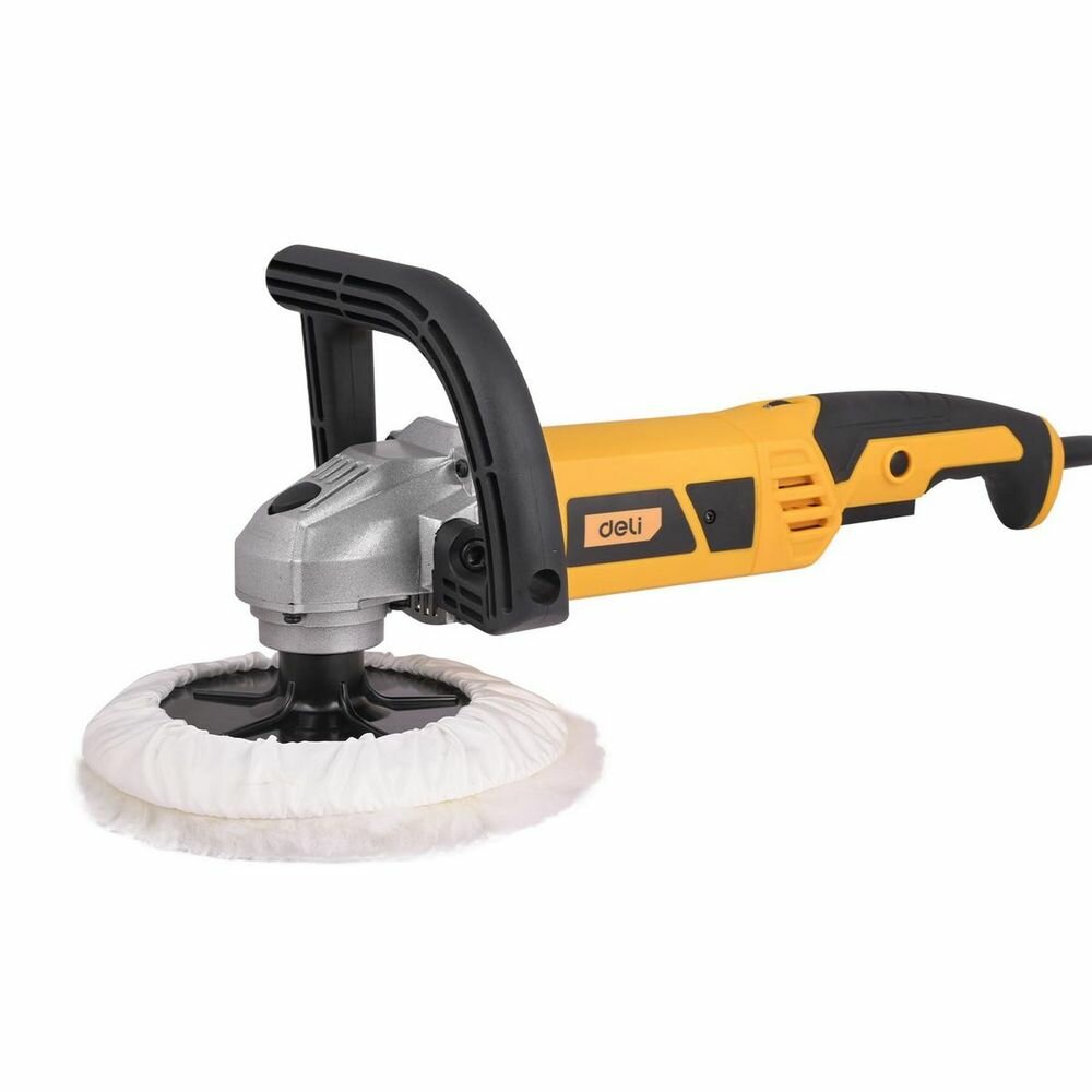 Шлифмашина полировальная сетевая Deli DL-PG180-E1 1200 Вт 180 мм 800-3600 об/мин