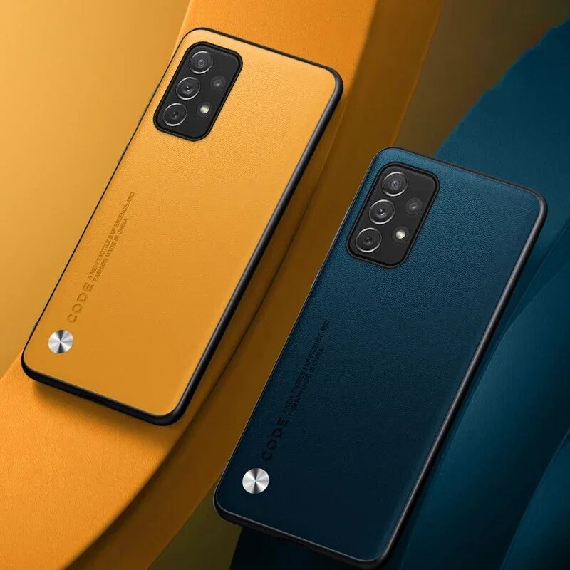 Чехол из искусственной кожи для Samsung Galaxy A13 A23 4G A33 A53 A73 5G A03 S A03S, силиконовый защитный чехол для телефона, чехол — фото 1