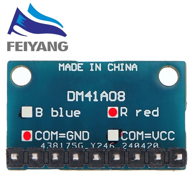 Светодиодный индикатор DM41A08 Red-Cathode