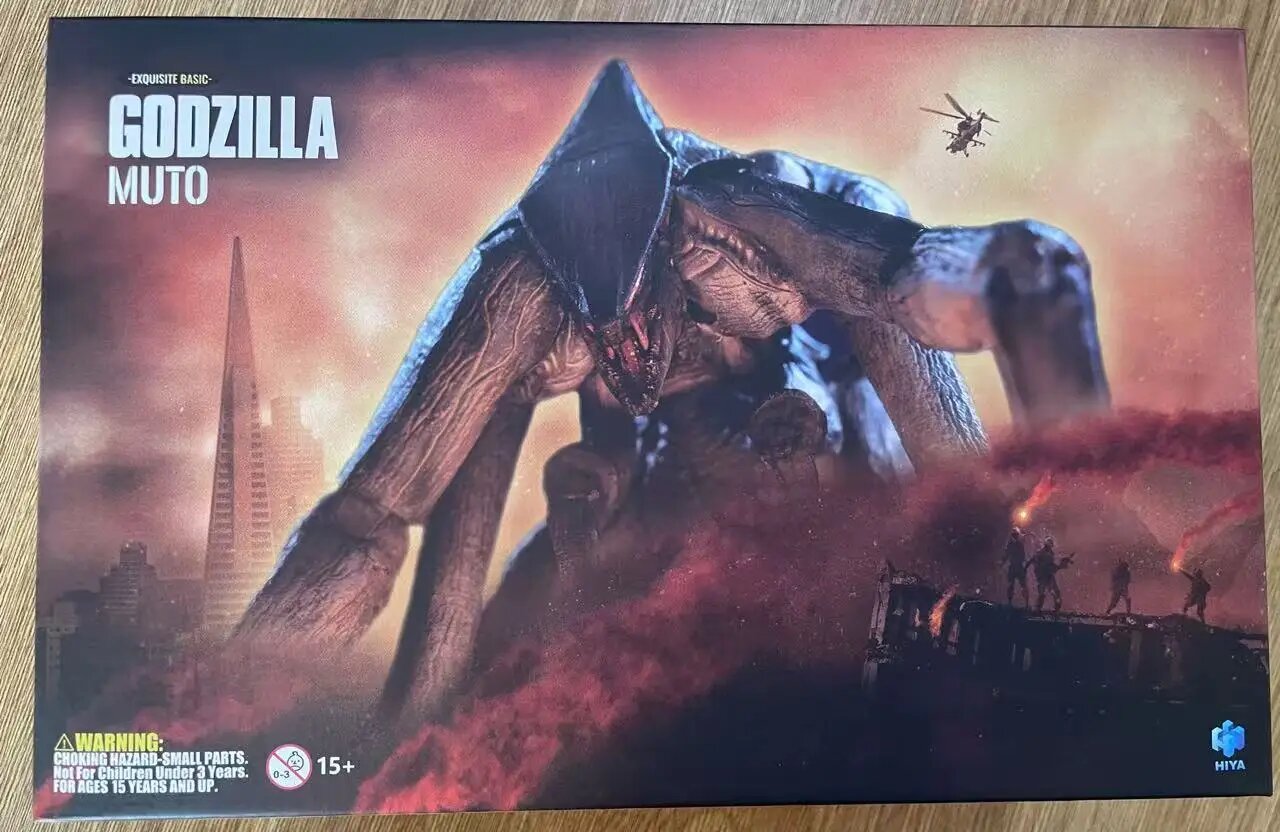 Коллекционная фигурка Bandai HIYA EXQUISITE BASIC MUTO Godzilla 2014, Серый, Унисекс