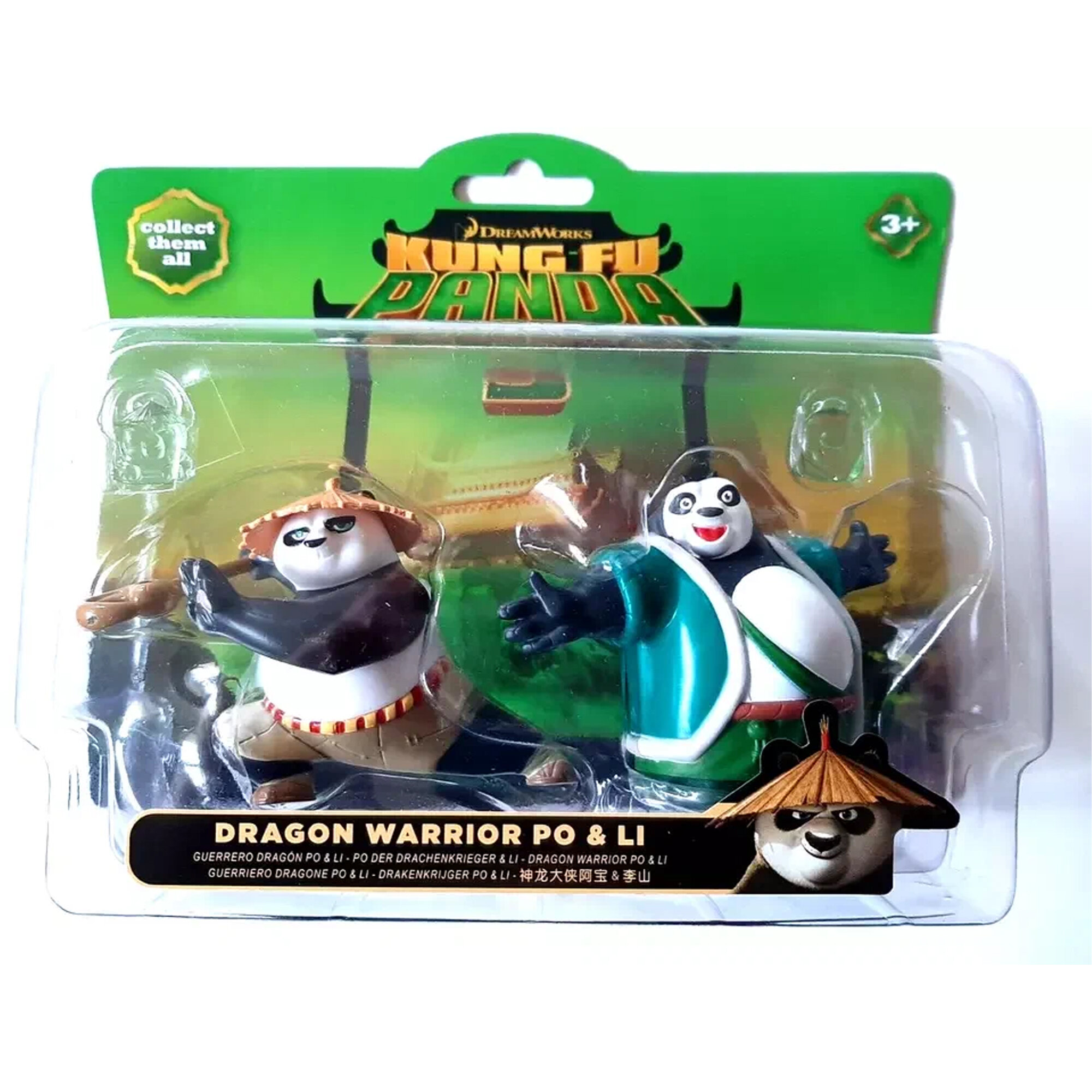 Dream works Kung Fu Panda Dragon Warrior PO and LI /Детская Игрушка С Персонажем Аниме Куклой