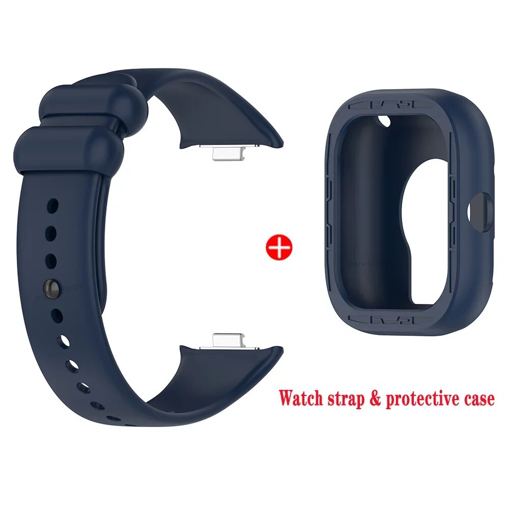 Силиконовый ремешок и чехол для Redmi Watch 4