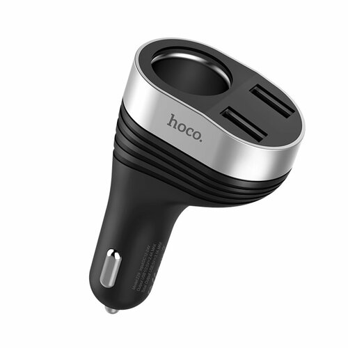 Разветвитель прикуривателя на 2 USB 1 прикуриватель display Z29 с дисплеем черный 879₽