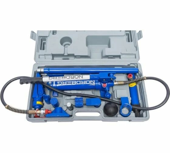 Растяжка NORDBERG N3804, гидравлическая, для легковых автомобилей, 4т, 12 см