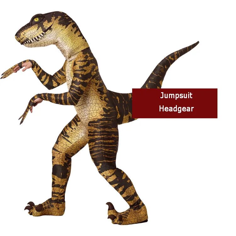 Костюм динозавр T REX для взрослых и детей, L, Dinosaur, Мужской