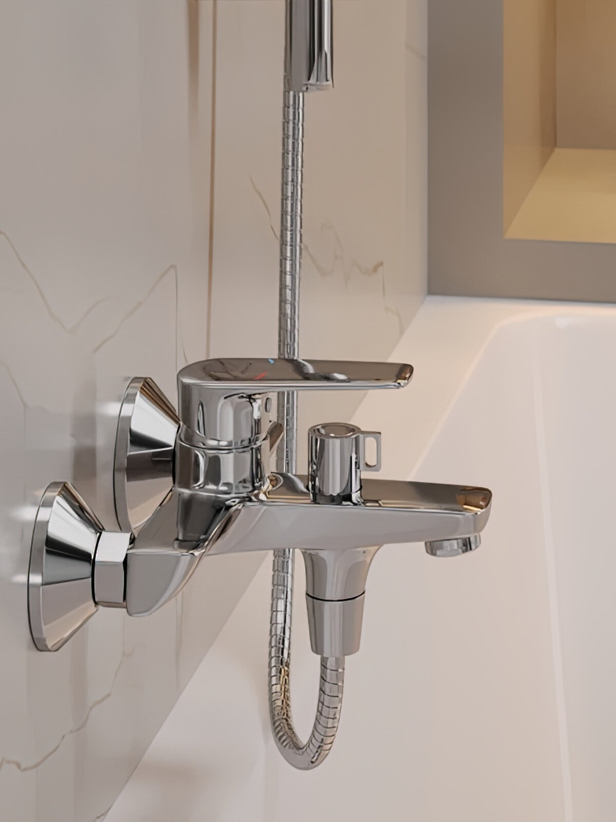 Смеситель для ванны/душа Orange Sofi 2.0 M46-100cr однорычажный хром