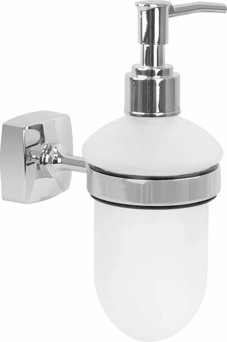Дозатор Fixsen Kvadro FX-61312 подвесной стеклянный хром