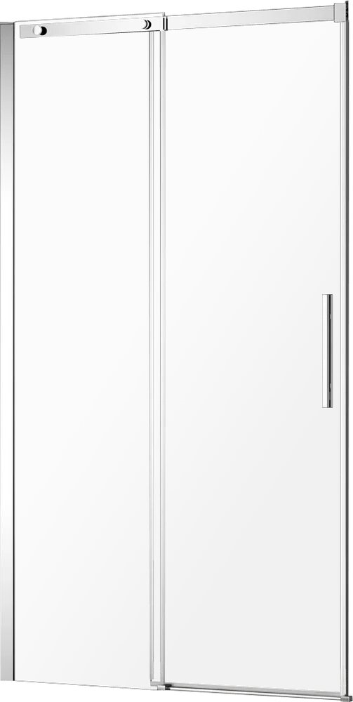 Душевая дверь в нишу AQUAme AQM4803-12 стеклянная раздвижная 120 см одностворчатая угловая итальянская