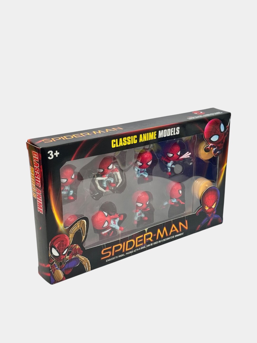 Фигурки Человек-Паук 8 видов, Anime/Chibi дизайн, Для детей 3+ и коллекционеров Код. 28499