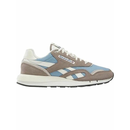 фото Кроссовки reebok classic nylon, полнота f (eu)/ на среднюю стопу, размер 9,5 us, коричневый, белый, синий