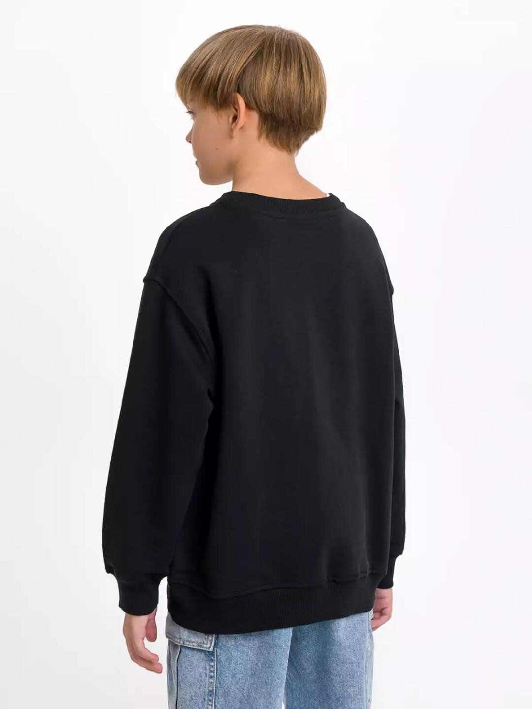 Толстовка neo, размер 158, черный/серый — фото 1