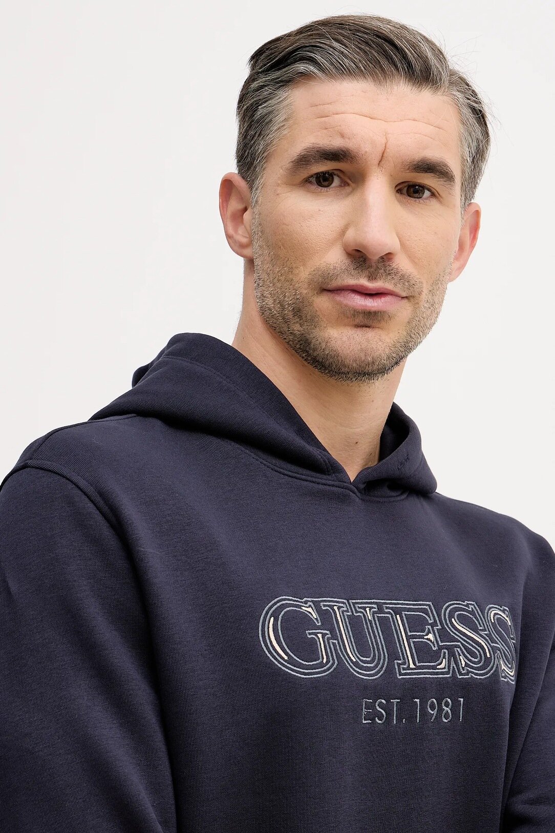 Толстовка GUESS, размер M, , синий — фото 1