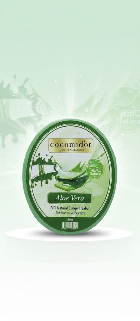 Cocomidor Aloe Vera — инновационное мыло и мочалка 2-в-1 для бережного очищения, ежедневного ухода за кожей тела