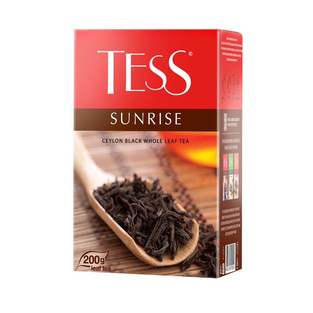 Чай черный Tess Sunrise крупнолистовой 200г ОРИМИ - фото №3