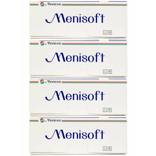 Контактные линзы Menicon Menisoft (4), 3 шт., R 8,6, D -3,5, 4 уп.