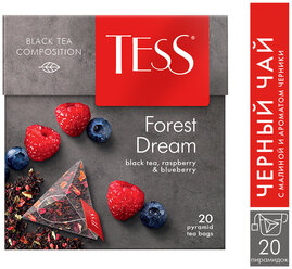 Чай черный Tess Forest dream в пирамидках, 20 шт.